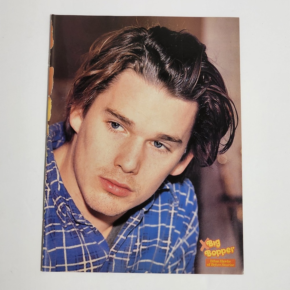Ethan Hawke & Chris O'Donnell double-sided poster pinup clipping vintage 8x10